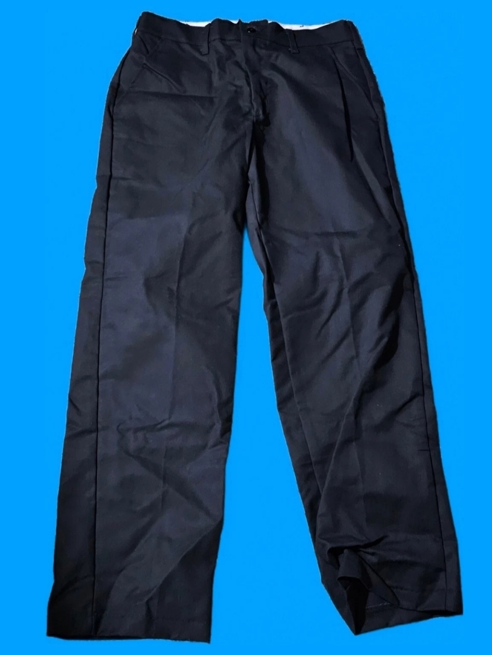 Red Kap Pants NWOT Y2k Mens 34x34 NMotion Black Straight Preppy Work Chinos
